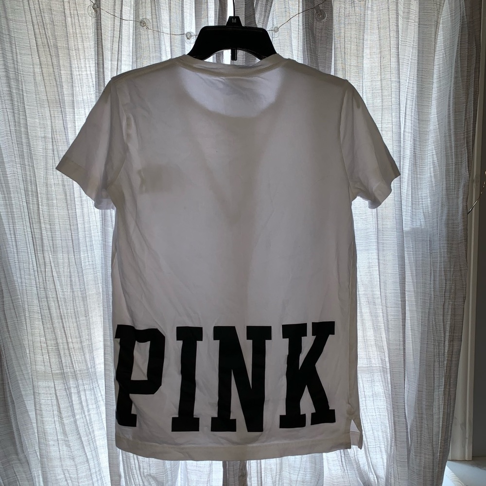 White Victoria’s Secret/Pink T-Shirt